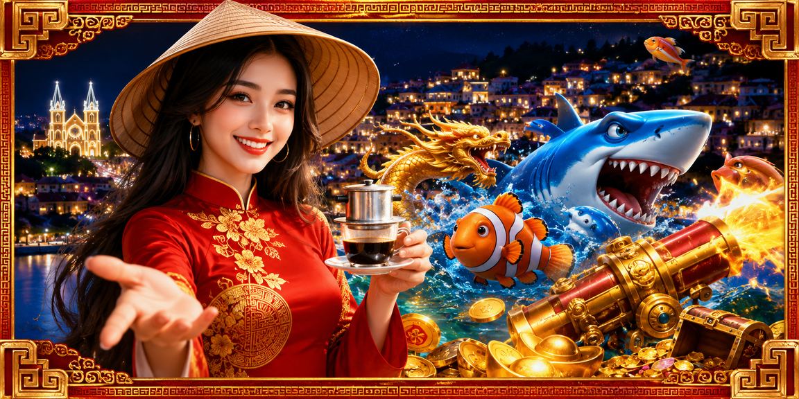 Người chơi bắn cá và theo dõi hũ jackpot tại Sa Pa bên tách cà phê